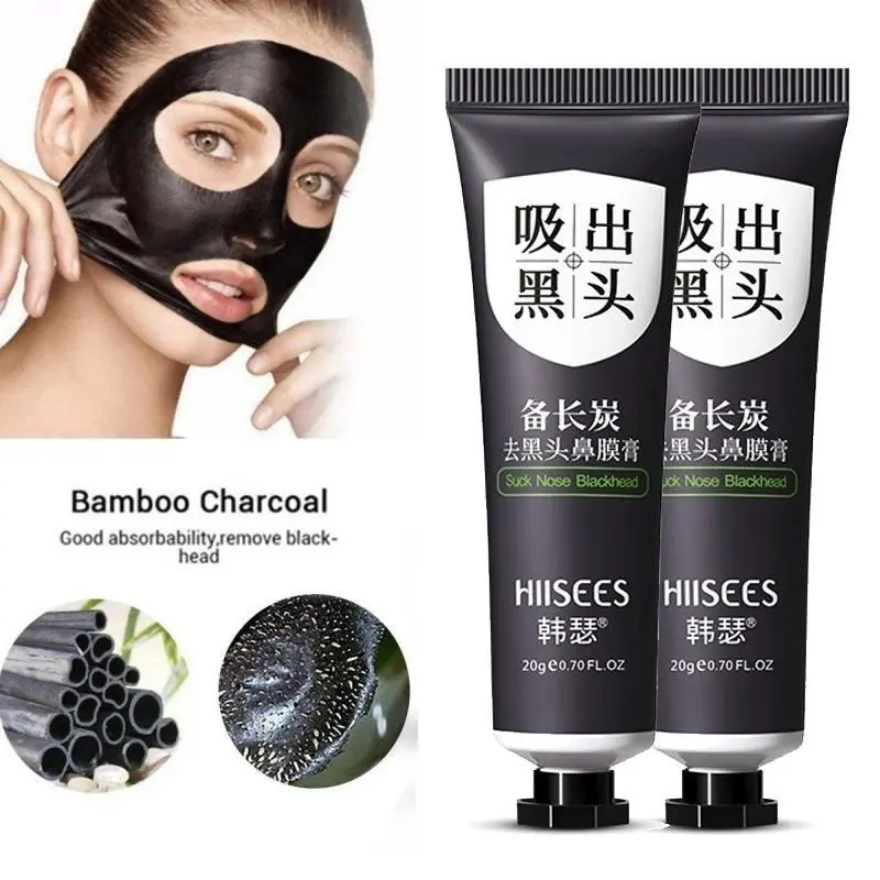 Blackhead Remover Face Mask Cream Oil-Control Nose Black Dots Peel Off Mask Acne Deep Cleansing Cosmetics for Women Skin Care