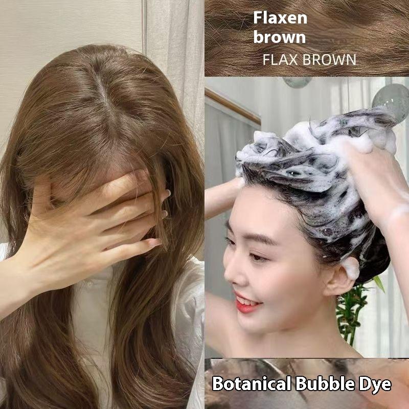 Free Bleach Bubble Blackcurrant Purple Female Hair Dyeing Cream 2025 Dye Your Own Popular Colour Pure Plant New Student Dyeing At Home 5