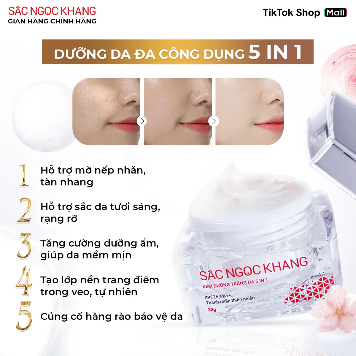 Combo Kem Dưỡng Da 5In1 & Kem Đêm Sắc Ngọc Khang Nhập Khẩu Nhật Bản - Hỗ Trợ Dưỡng Sáng Da Cải Thiện Vấn Đề Nám, Sạm, Tàn Nhang, Lão Hóa Da Skincare 2PL | BigBuy360 - bigbuy360.vn Combo Kem Dưỡng Da 5In1 & Kem Đêm Sắc Ngọc Khang Nhập Khẩu Nhật Bản - Hỗ Trợ Dưỡng Sáng Da Cải Thiện Vấn Đề Nám, Sạm, Tàn Nhang, Lão Hóa Da Skincare 2PL | BigBuy360 - bigbuy360.vn