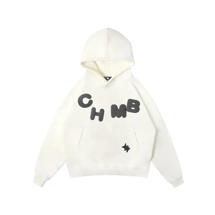 YanisaStore/  Basic White Boxy Hoodie CHMB BNIB (100% Original) - XL