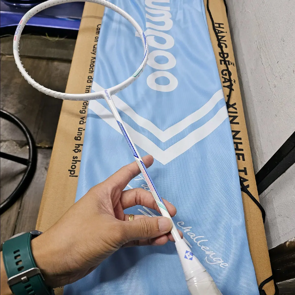 K520S Trắng Xanh