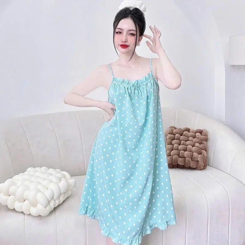 ĐẦM NGỦ 2 DÂY LỤA FORM DÁNG TIỂU THƯ MẶC NHÀ THOẢI MÁI 45-60KG 1
