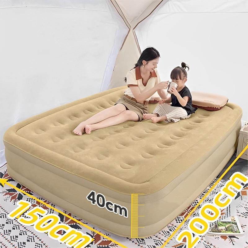 【Quà máy bơm điện Nệm hơi đệm hơi Giường gấp gọn 200cm Dày lên Gửi hai chiếc gối