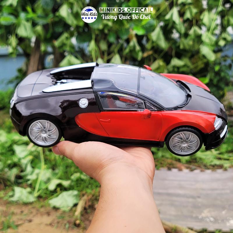 Đồ chơi siêu xe Bugati size lớn chạy pin (tặng kèm pin) phát có đèn sáng dành cho bé - MiniKids Toy 5