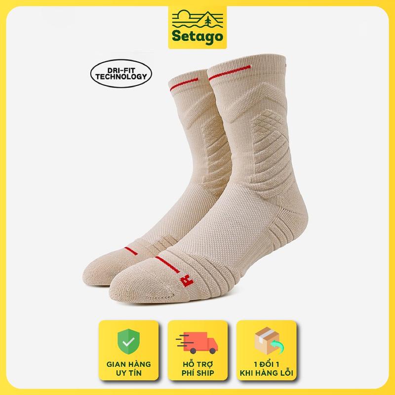  Tất chống trơn Setago - Tất thể thao tất leo núi giúp cố định bàn chân phía bên trong giày Sport 