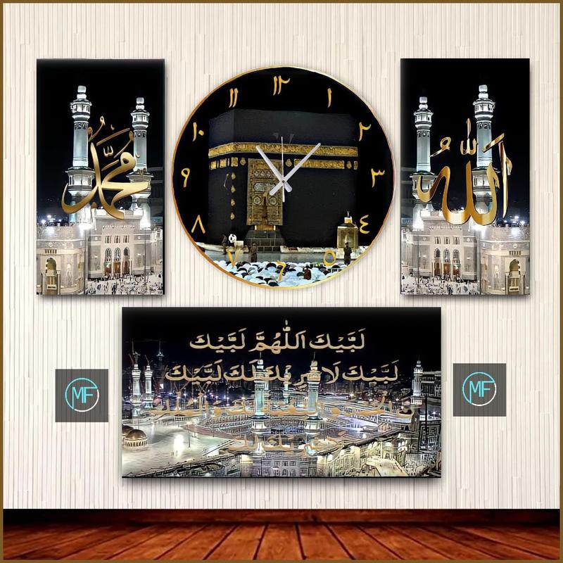 Product Introduction of Jam Dinding kabah - Jam Dinding kaligrafi Modern Murah 21