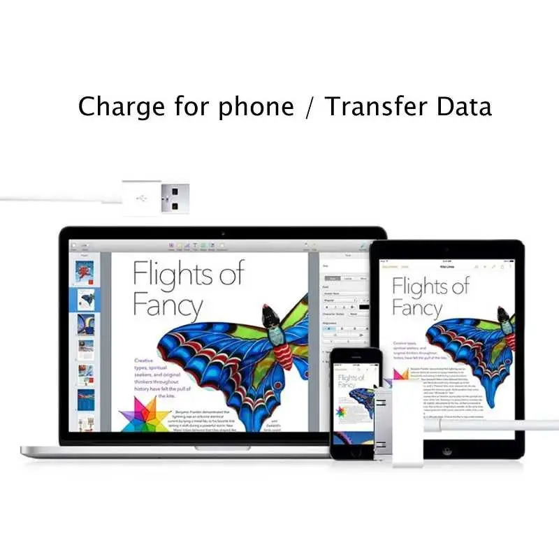 Kabel Data for iPhone iPad iPod 30 Pin Multifungsi Panjang 1M - S-IPAD Konektor Wifi 3