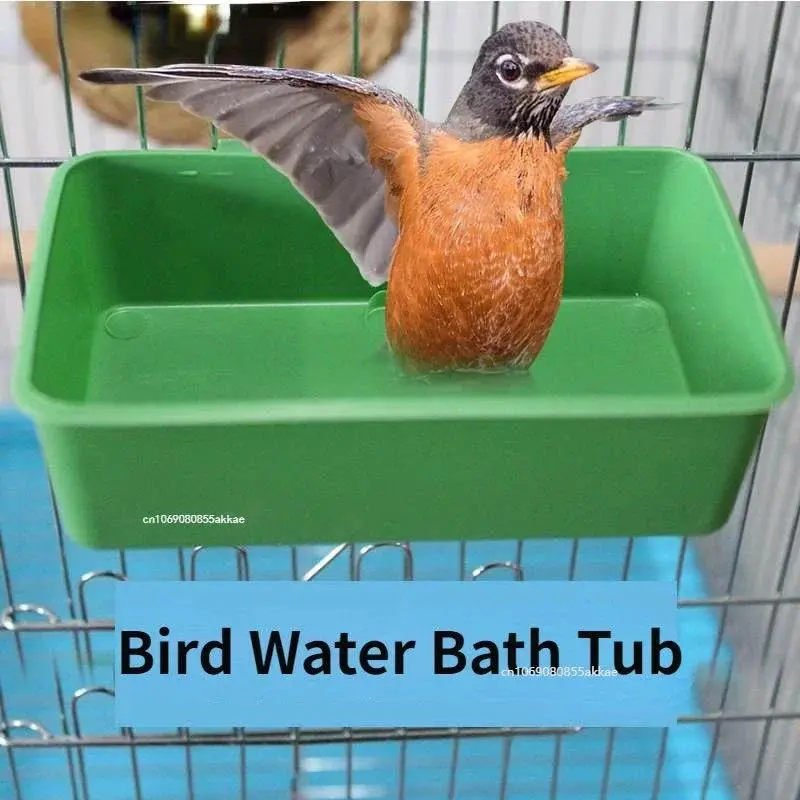 1pc Bird Water Basin Pet Bird Bowl Parrot