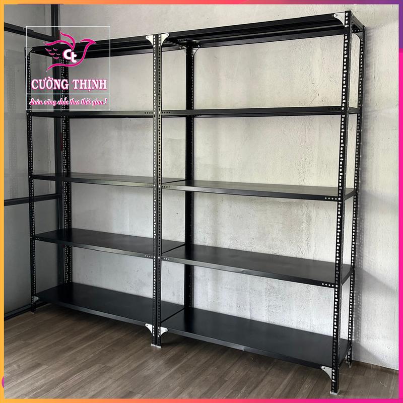 Kệ sắt v lỗ ( Cao 2m x dài 1m5 x rộng 40cm x 3-4-5 tầng ) kệ sắt v lỗ giá rẻ