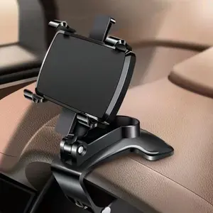 Dudukan Ponsel Mobil Mendukung Navigasi Mobil Braket Tetap Gesper Anti-Guncangan Braket Pendukung Multi-Posisi Universal