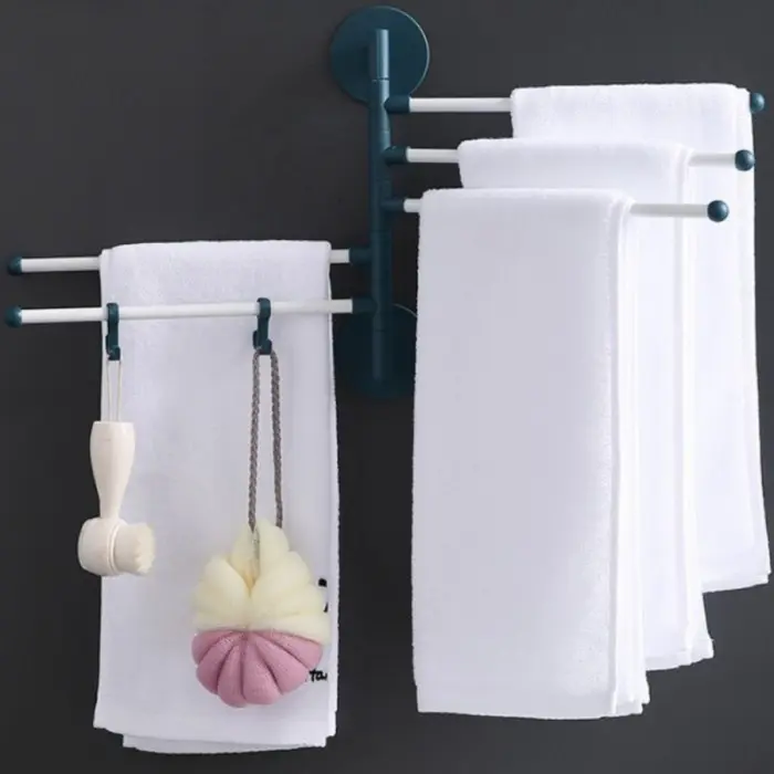 Gantungan Handuk 5 Tiang Gantungan Kain Lap Dapur Rak Toilet 1