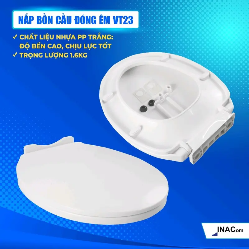 NẮP BỒN CẦU ĐÓNG ÊM VT23 CAO CẤP 3