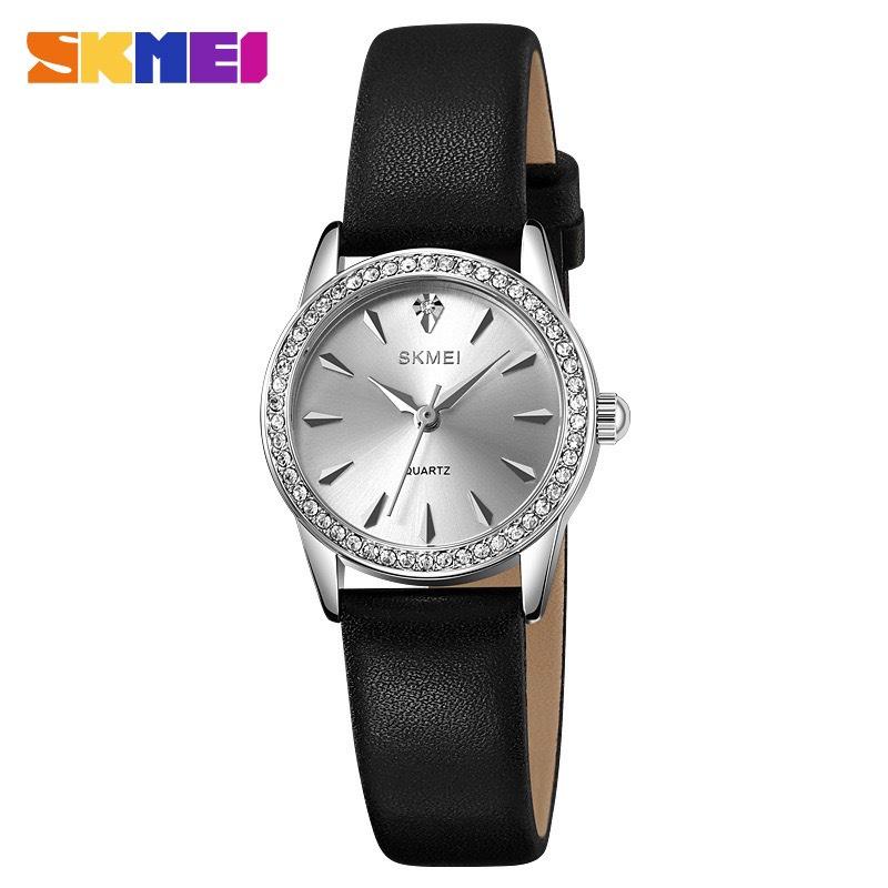 T06 - ĐỒNG HỒ NỮ SKMEI CHÍNH HÃNG SANG TRỌNG CHỐNG NƯỚC TỐT TẶNG KÈM HỘP HÃNG SKMEI + PIN DỰ PHÒNG . Women đồng hồ đồng hồ