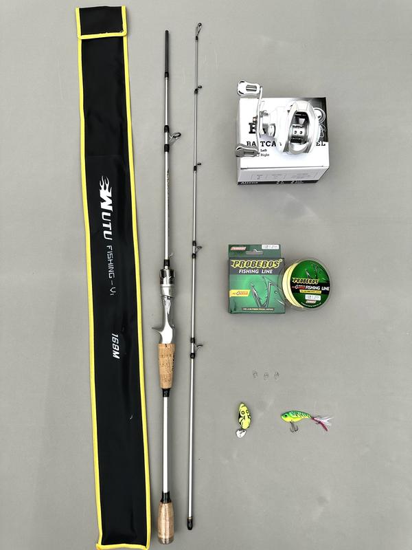 Combo Cần Câu WuTu Fishing - V1 Máy ET200 Tay Trái