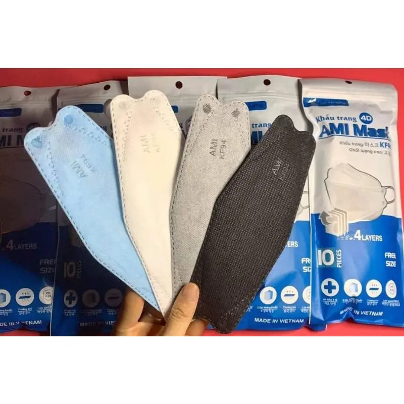 4D KF94 - Khẩu trang y tế AMI 4D KF94 - Hộp 300 cái 1