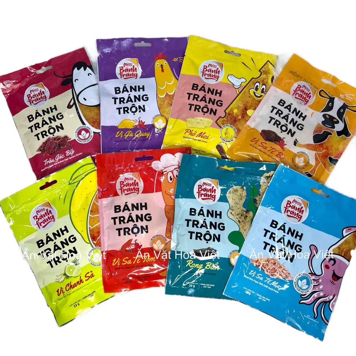 Miss Bánh Tráng Vinasnack, bánh tráng trộn Ăn Vặt Food