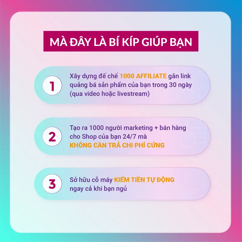 Sách 1000 Affiliate bản có chữ ký tác giả 3