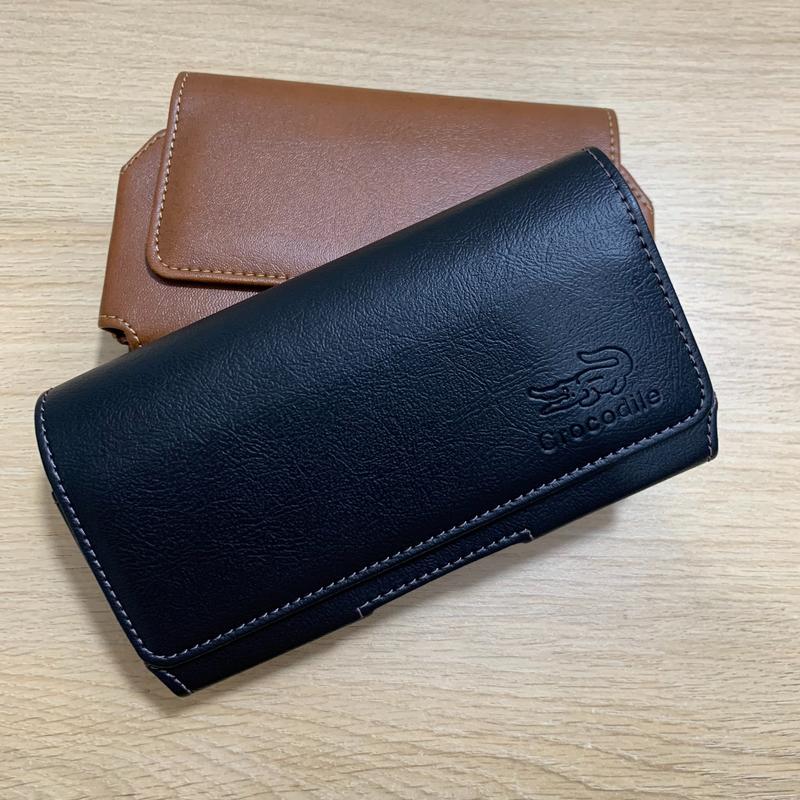 Bao da túi đeo hông xỏ thắt lưng nằm ngang 1 ngăn và 2 ngăn cho điện thoại 5 inch, 5.2 inch, 5.5 inch, 6 inch, 6.3 inch, 6.7inch @phukienmini