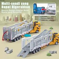 Gambar PIKYO 5 in 1 Mainan Mobil Truk Pengangkut Mobil Pull Back Car Inertia Mainan Mobil Dengan Tempat Penyimpanan Mobil Truk Mainan Anak Kontaine - 706-67-TruckBlue dari PIKYO INDONESIA Kab. Tangerang 5 Tokopedia