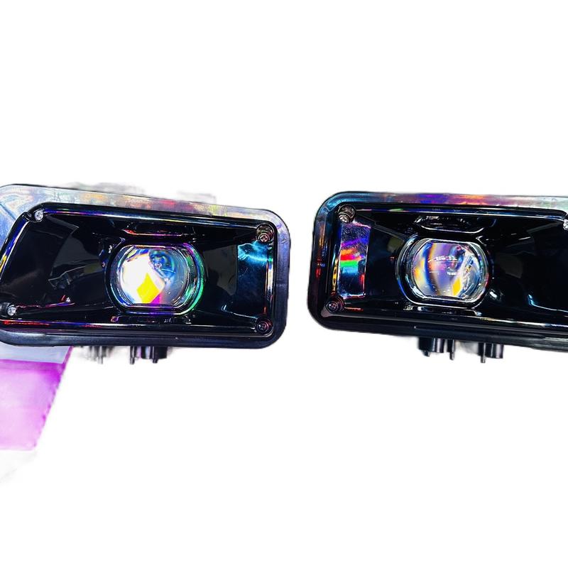  Đèn led BI gầm isuzu điện 12v-24v gắn cho isuzu frr isuzu QKR ĐẦU VUÔNG ISUZU NQR giá 1 cặp Phụ Tùng 