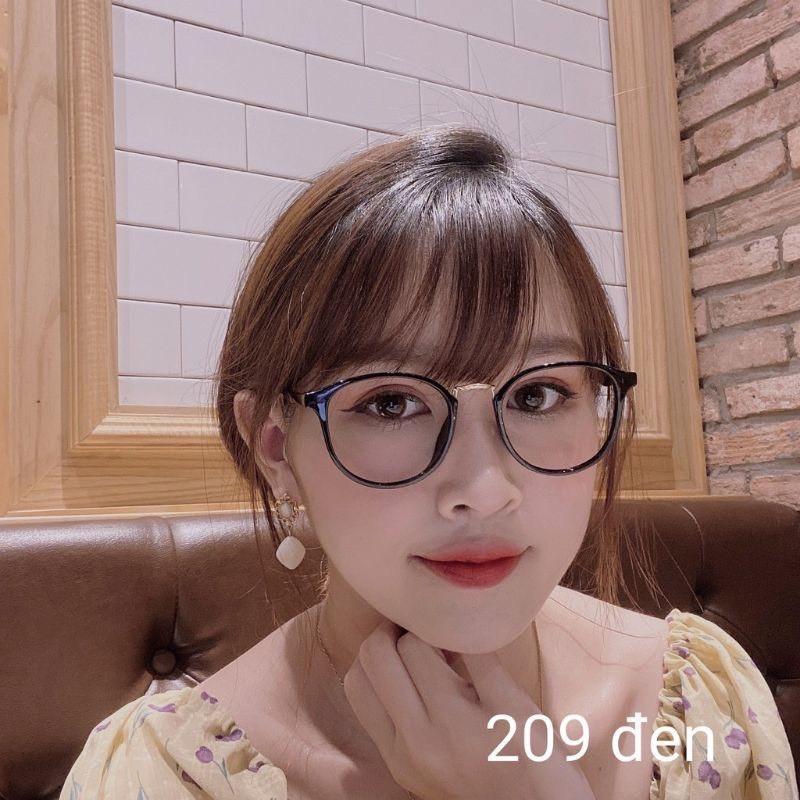 Kính Gọng Dẻo Giả Cận Form Tròn Hàn Quốc - B209 Mắt Kính Women