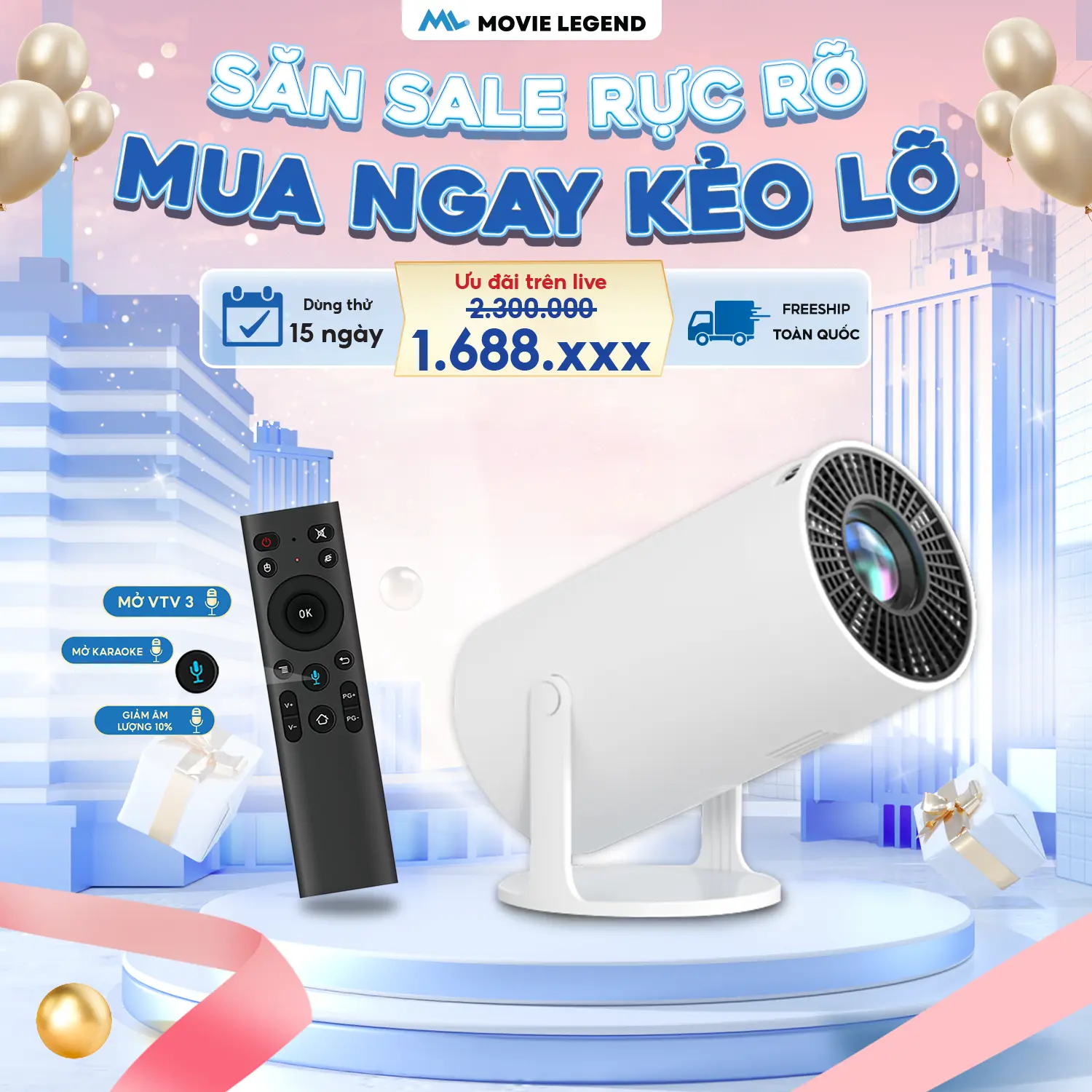 [ HN1_Bản Nâng Cấp ] Máy Chiếu S6 HD - Máy Chiếu Movie Legend - Hỗ Trợ Full HD Projector Led Bluetooth Xem Phim máy  chiếu