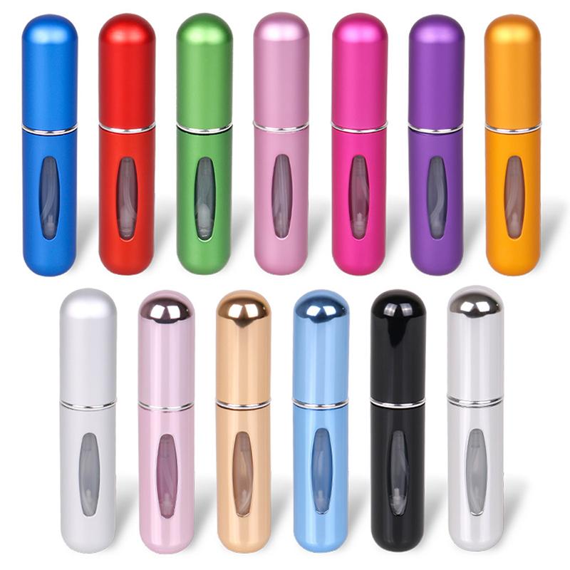 Product Introduction of Chai Nước Hoa Mini Cầm Tay Có Thể Nạp Lại Dung Tích 5ml, Có Đáy Xịt Bổ Sung Nước Hoa 7