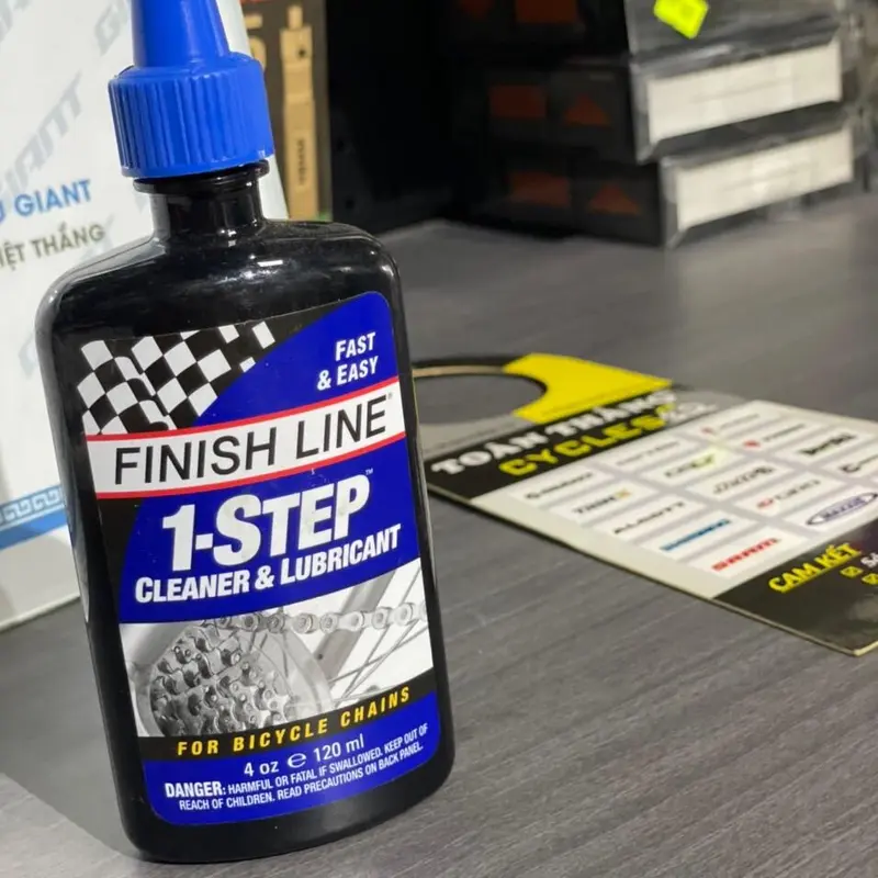 [Bác sĩ Xe Đạp] Dầu Tra Sên/Xích Xe Đạp Finish Line 120Ml(Nhiều Loại) Dành Cho Tất Cả Các Dòng Xe Đạp MTB Touring City Bike Giúp Cải Thiện Bộ Truyền Động Êm Mượt Hơn Với Thành Phần TeFlon, Ceramic, Ít Bám Bụi Cho Thời Tiết Ước Khô, Khắt Nghiệt 5