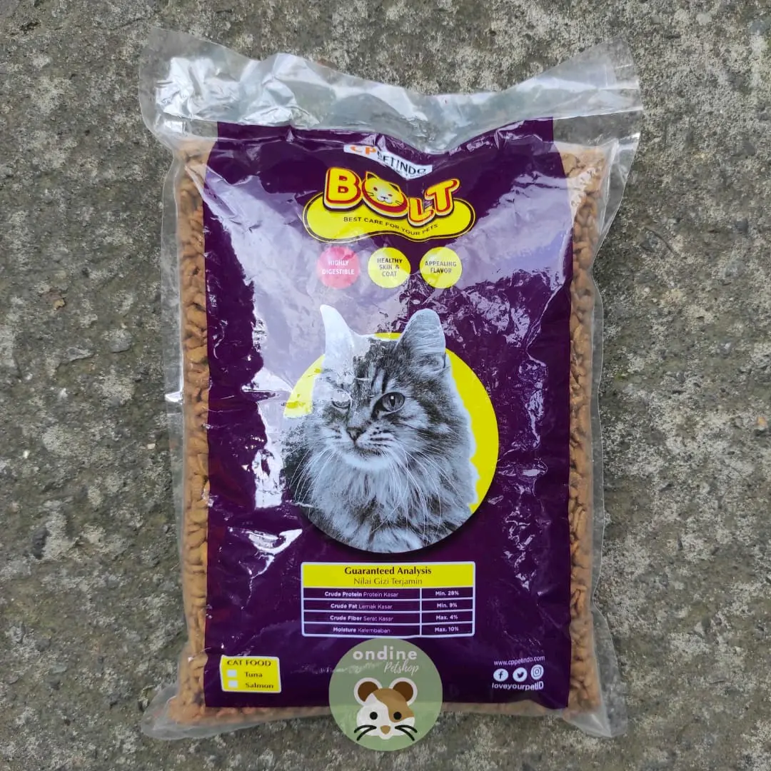 [ONDINE PETSHOP] BOLT MAKANAN KUCING 1 KG BUKAN 900 GRAM