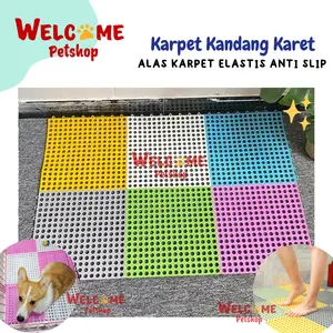 Karpet Alas Kandang Anjing Kucing Kelinci Anti Air Slip Plastik Karet