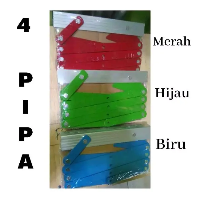 JEMURAN DINDING LIPAT MURAH  Besi Biru Hijau 4