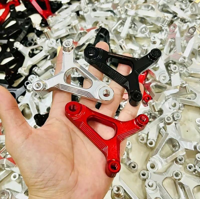 Pas mobin sườn MSD mẫu tam giác Mẫu chữ J gắn giữa sườn cho nhiều dòng xe số wave/dream và xe tay ga Kèm ốc Inox304 salaya Phụ Tùng Phụ Kiện