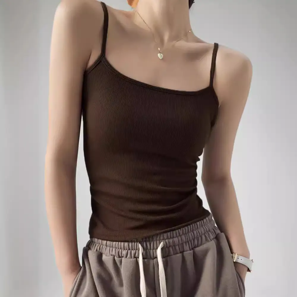 Modal camisole, threaded camisole, women's summer thin camisole, white camisole, base tank top, outerwear tank top, plus size camisole, anti glare inner layer, base top, comfortable underwear