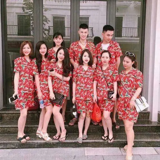 BIGSIZE (7 - 120 KÝ) - SÉT BỘ ÁO QUẦN GIA ĐÌNH HẤU ĐỎ NAM NỮ ĐỀU MẶC ĐẸP, VẢI KATE THÁI 1