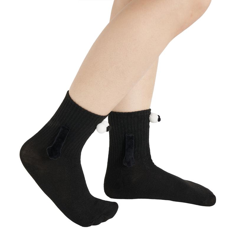 Product Introduction of Couple Novelty Socks Cartoon Magnetic Holding Hands Socks Cute Elastic Walking Socks for Women Men Gift for Birthday & general Daily 28