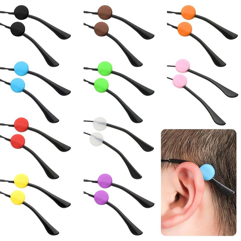 Product Introduction of 1 pair Silicone Grip Temple Tip Holder Eye Glasses Ear Hook Anti-slip Holder Eyeglass Accessories Eyewear Hook 16
