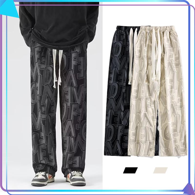 Quần Ống Rộng nam quần caro nam quần y2k thời trang quần nam ống suông unisex Ong Menswear