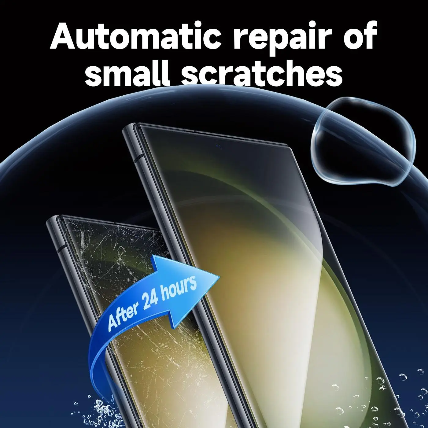 Magic John Screen Protector Film, 2pcs Antiscratch HD Clear Phone