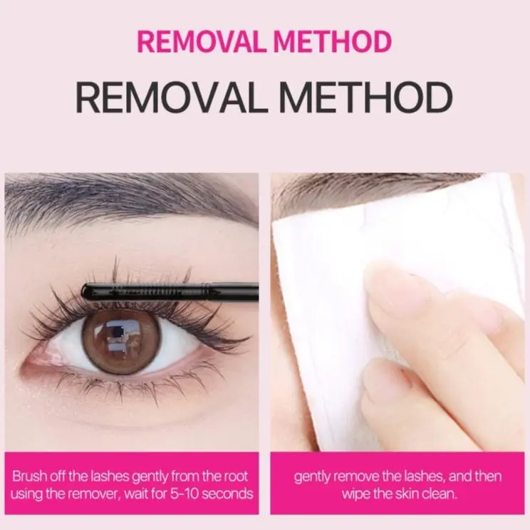 Mlen Diary Lash Bond and Penghapus - Lem Maskara & Penghapus Bulu Mata Palsu Remover Mlen Diary- Lash Bond and penghapus lem maskara & penghapus bulu mata palsu-tahan air dan juga tahan hingga 48 jam, penghapus bulu mata dengan cepat tanpa residu maskara 6
