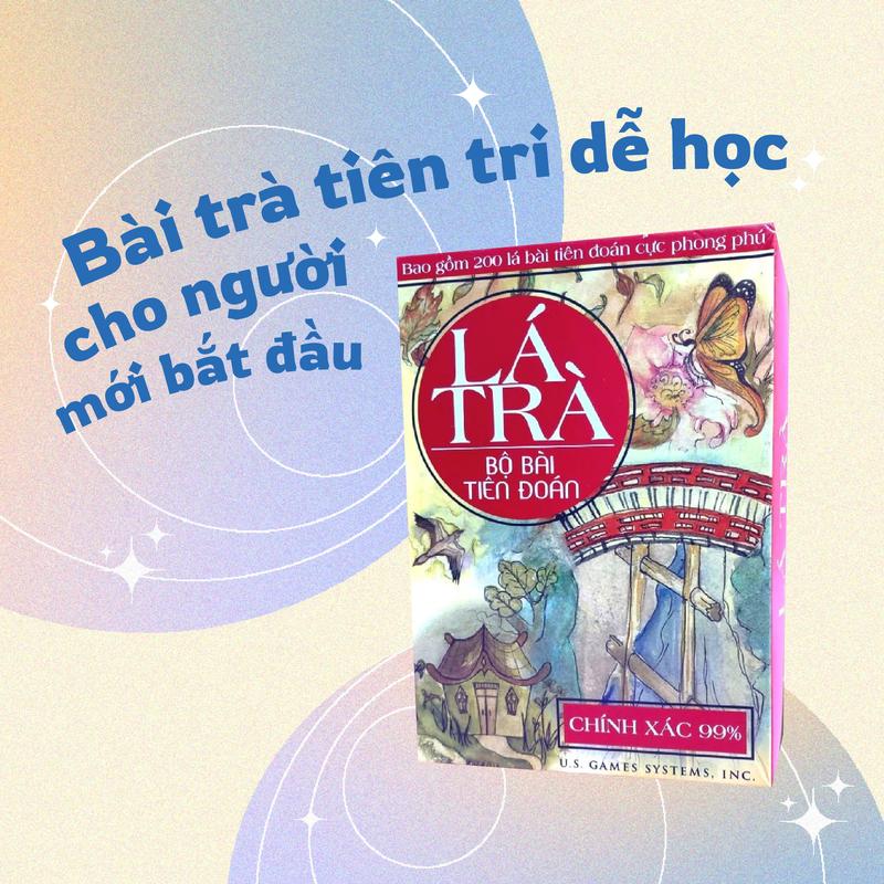 Bộ Bài Lá Trà Việt Hóa New - Tea Leaf Fortune Thẻ Bài Tarot Tea Leaf Cards
