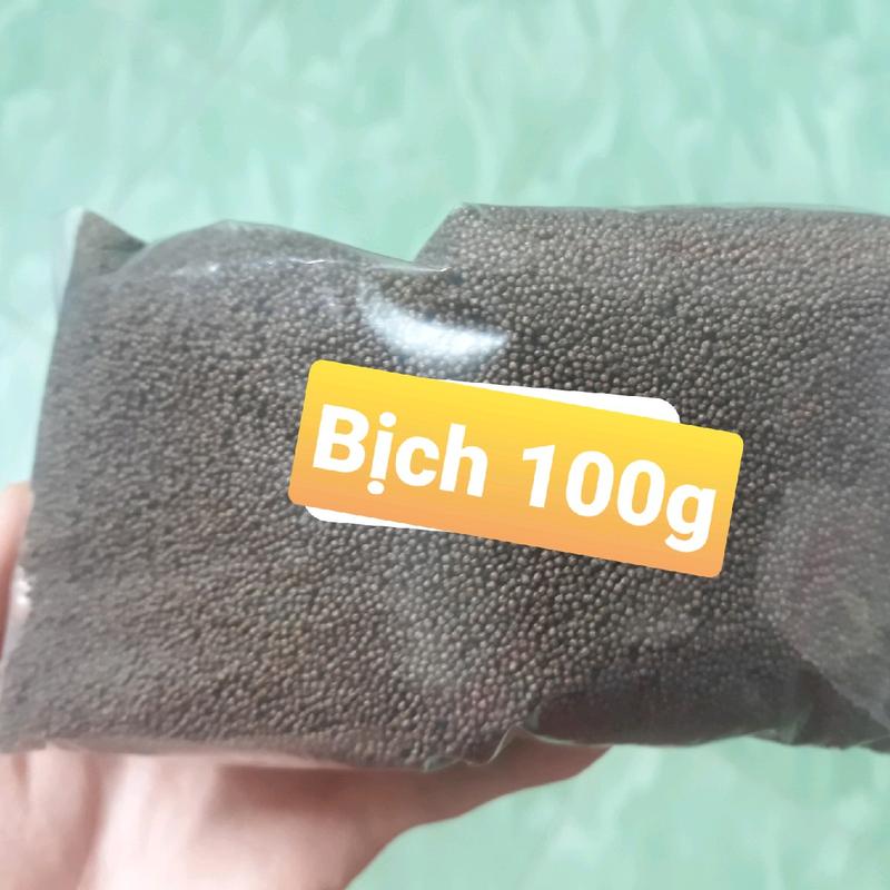 Thức ăn viên 0,5mm cho cá lia thia, mún, bảy màu, cá vàng, trân châu, bình tích, ông tiên - Bịch 100g 0