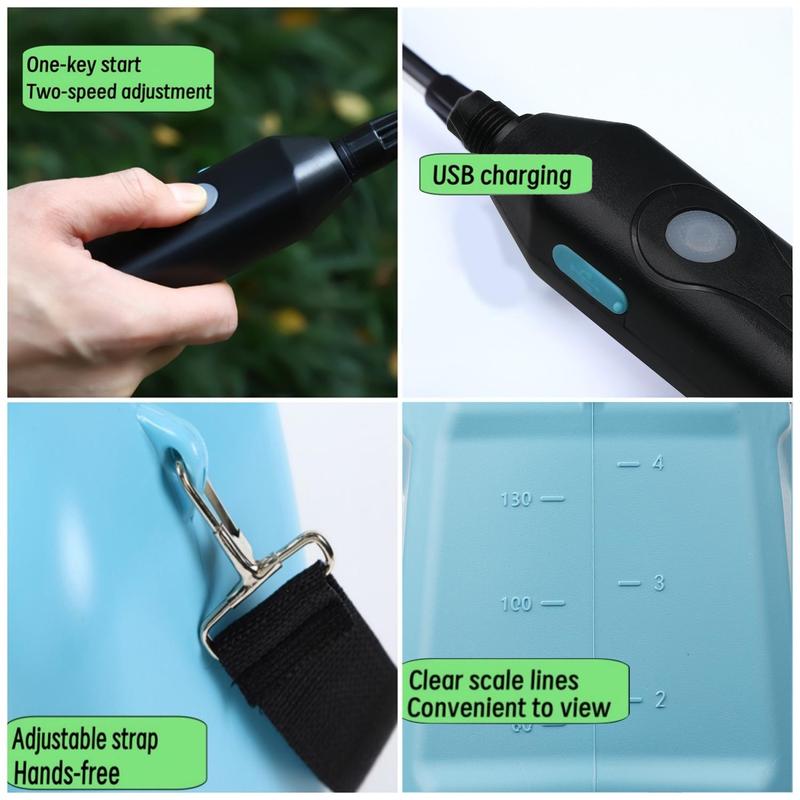 Portable Electric Sprayer, USB Rechargeable Sprayer with Adjustable Nozzle, Garden Watering Tool, Water Sprayer for Garden, Home, Farm 3