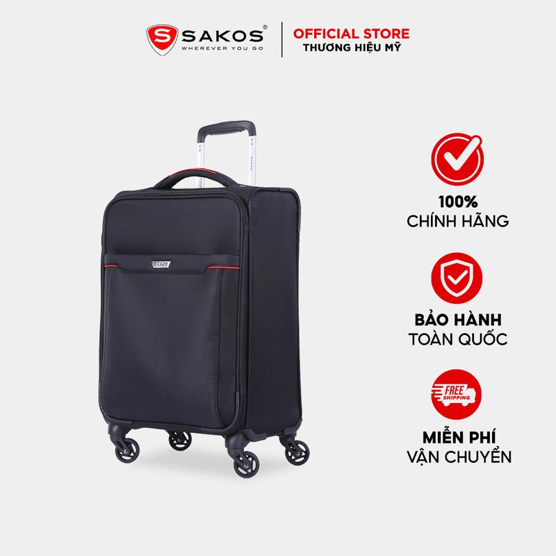 Vali Vải Du Lịch SAKOS STARLINE 5 (20 Inch) Xách Tay Kèm Khóa TSA