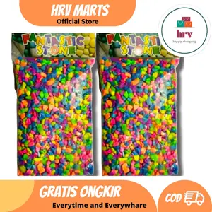 Batu Fantastic Taiwan Warna warni bisa nyala dekorasi Akuarium Aquascape 1 kg