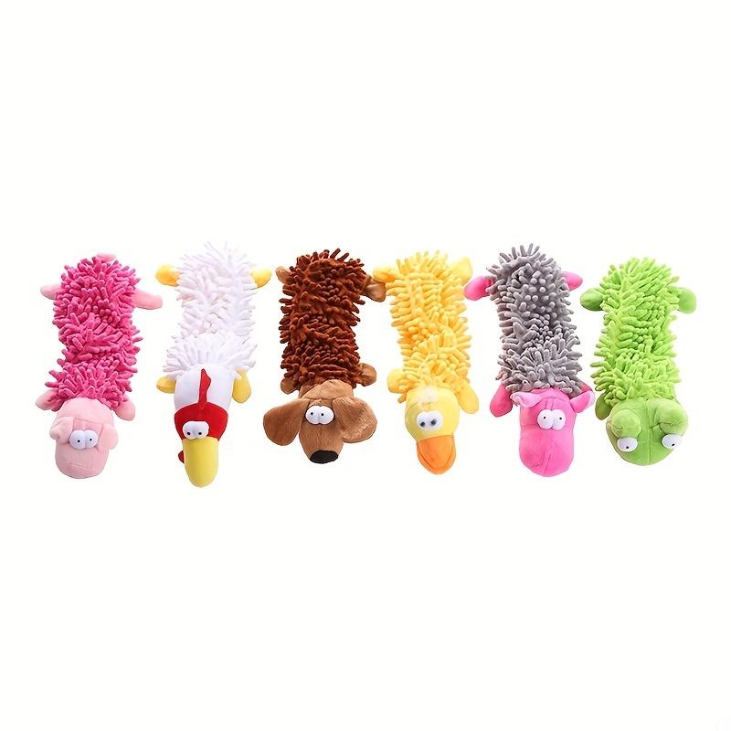 Product Introduction of Interactive plush dog toy with squeaking sound for chewing and molar training - the perfect little dog toy for play and dental health 10
