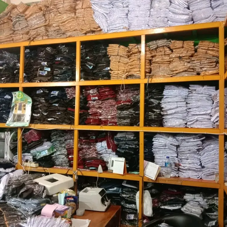 seragam sekolah celana pajang sd&mi merah putih coklat hitam hijau 5