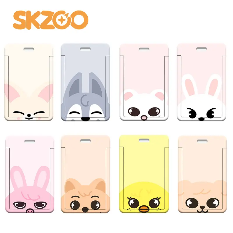 Stray Kids - themed Card Holders - Ideal for Student IDs, Bus & Meal Cards, and Badges