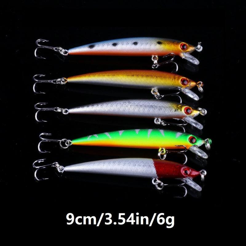 Artificial Fishing Lure (56pcs/set), Mixed Color & Shape Lure with Hook, Portable Outdoor Fishing Accessories for Fishing Enthusiasts, Valentines Day 5