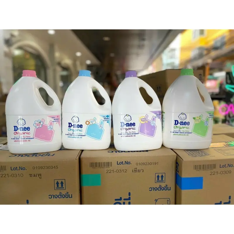 Nước giặt D.nee Thái Lan 3000ml,nước giặt xả quần áo d.nee chính hãng  (date mới, 5 màu) giặt  baby giặt  baby 3