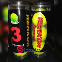 Gambar Bola Tenis Werkon 1 tabung isi 3 Bola Kasti Bagus Tennis Ball dari sinar.semesta Kota Administrasi Jakarta Barat 3 Tokopedia